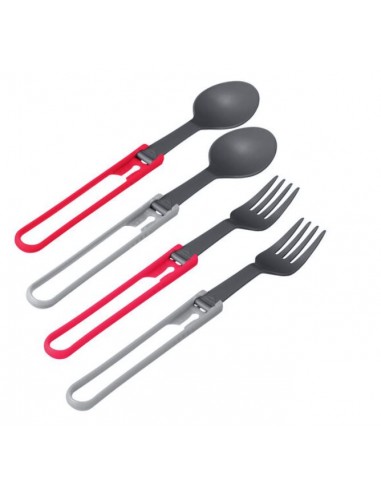 MSR Folding Spoon & Fork Kit, 4pc -...