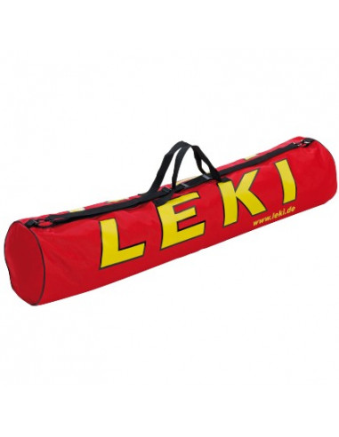 Leki Stocktasche für 15 Paar Stöcke Rot von Leki