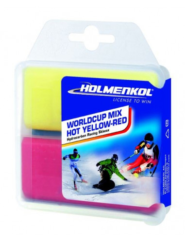 Holmenkol Worldcup Mix HOT YELLOW-RED 2x35g von Holmenkol