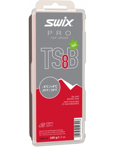 Swix TS8 Black, -4°C/+4°C, 180g