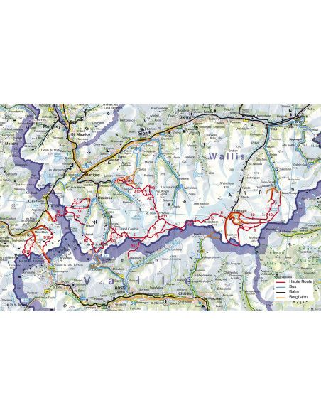 Rother Skitourenführer Haute Route von Bergverlag Rother