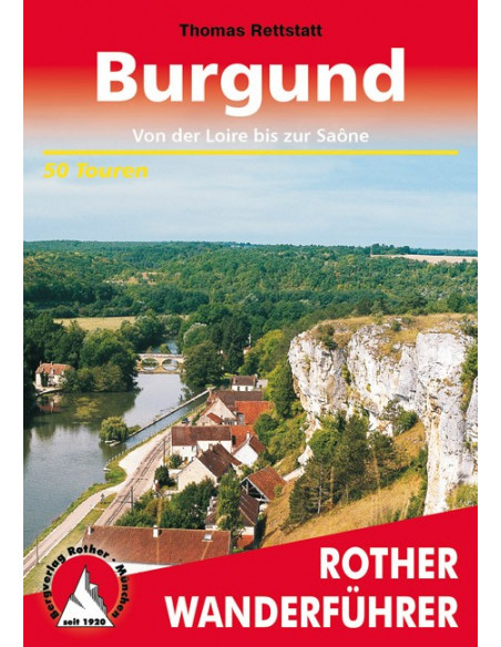 Rother Wanderführer Burgund von Bergverlag Rother