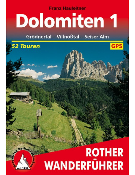 Rother Wanderführer Dolomiten 1 von Bergverlag Rother