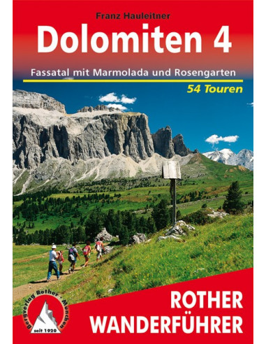 Rother Wanderführer Dolomiten 4 von Bergverlag Rother
