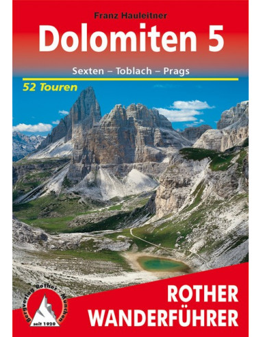 Rother Wanderführer Dolomiten 5 von Bergverlag Rother