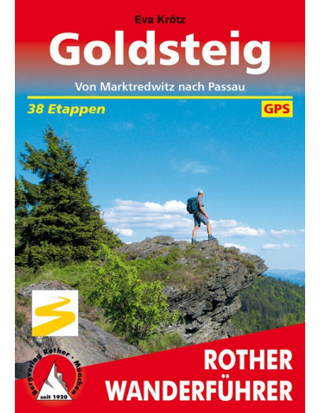Rother Wanderführer Goldsteig von Bergverlag Rother