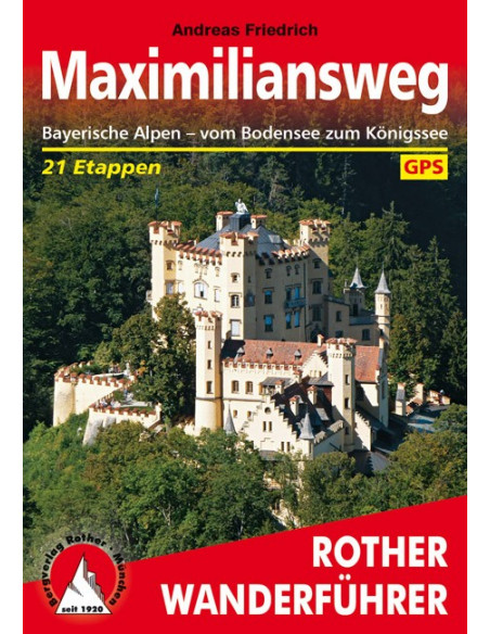 Rother Wanderführer Maximiliansweg von Bergverlag Rother
