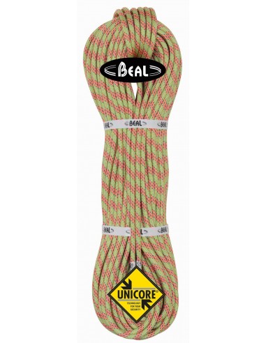 Beal Kletterseil 8,1 mm Ice Line Unicore - Golden Dry, anis, 50 m von Beal