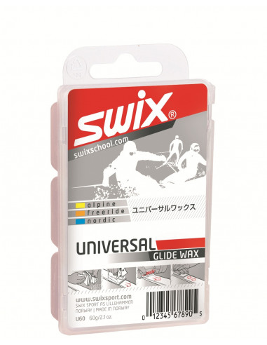 Swix Universal Glide Wax 60g Biologisch von Swix