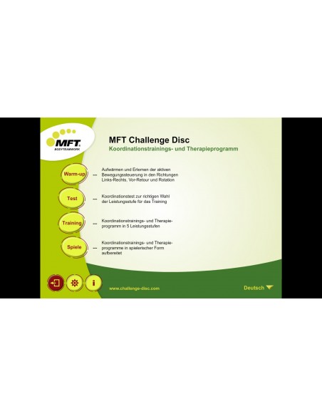 MFT Trainings- & Therapiegerät Challenge Disc USB von MFT
