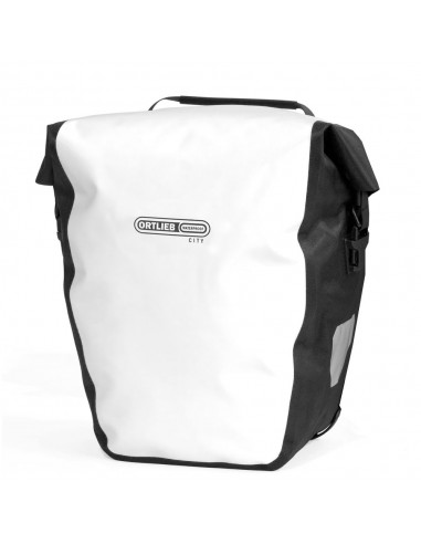 Ortlieb Packtaschenset Back-Roller City weiß-schwarz, 2 Taschen von Ortlieb Waterproof