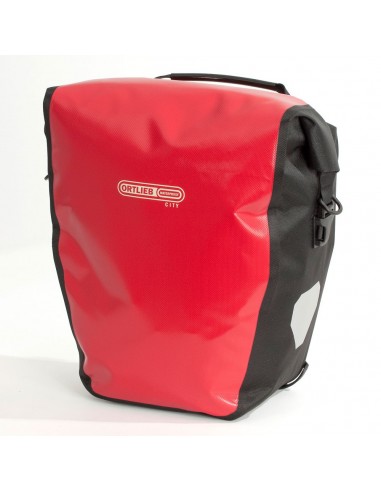 Ortlieb Packtaschenset Back-Roller City rot-schwarz, 2 Taschen von Ortlieb Waterproof