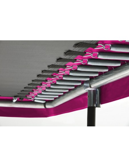 Salta Trampoline - Comfort Edition - rechteckig - 153 x 214cm- Schutzrand Pink von Salta Trampolines