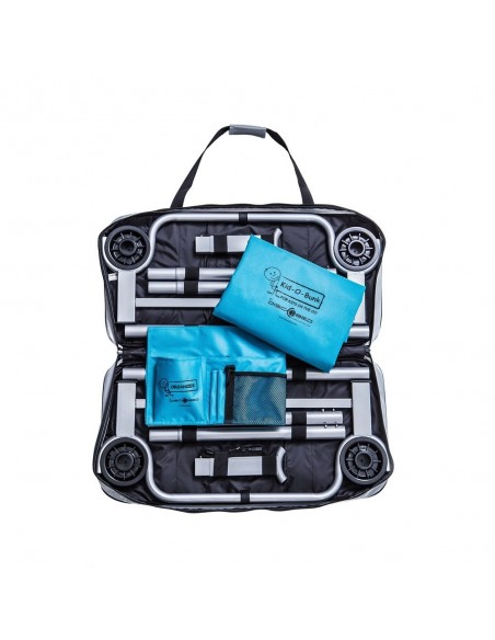 Disc-O-Bed Kid-O-Bunk blau mit Seitentaschen