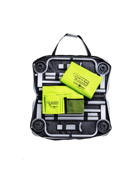 Disc-O-Bed Kid-O-Bunk grün mit Seitentaschen