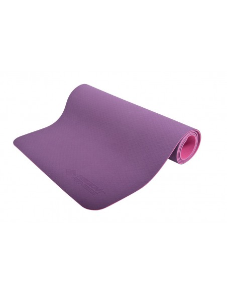 Schildkröt-Fitness Bicolor Yogamatte, Purple-Pink, 4mm, PVC-frei, im Carrybag