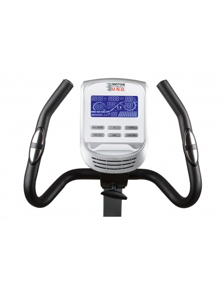 U.N.O. Fitness Ergometer ET 1000 mit Unterlegmatte, weiß-schwarz von U.N.O. Sports