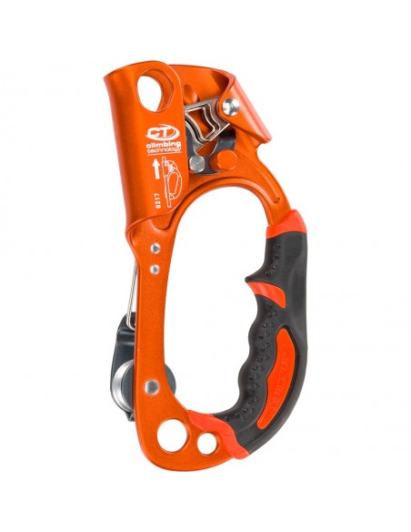 Climbing Technology Quick Roll Ascender + Pully, Right, Orange von Climbing Technology