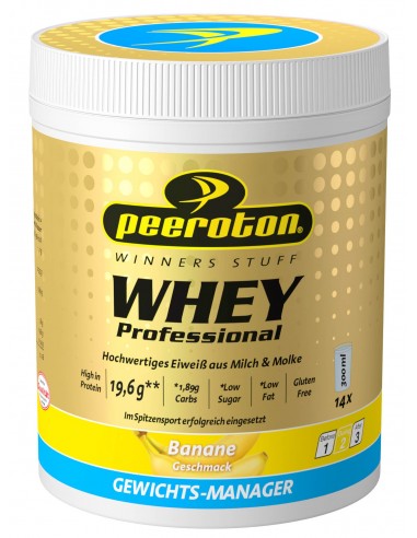Peeroton Whey Professional Protein Shake, Banane, 350g von Peeroton