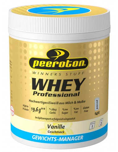 Peeroton Whey Professional Protein Shake, Vanille, 350g von Peeroton