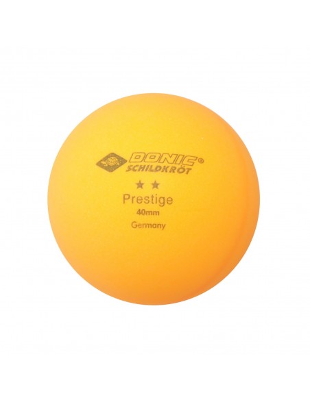 Donic-Schildkröt Tischtennisball 2-Stern Prestige, 3 Stk. im Karton, Orange von Donic Schildkröt