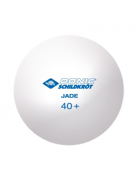 Donic-Schildkröt Tischtennisball Jade, Poly 40+ Qualität, 6 Stk. im Blister, 3x Weiß / 3x Orange von Donic Schildkröt