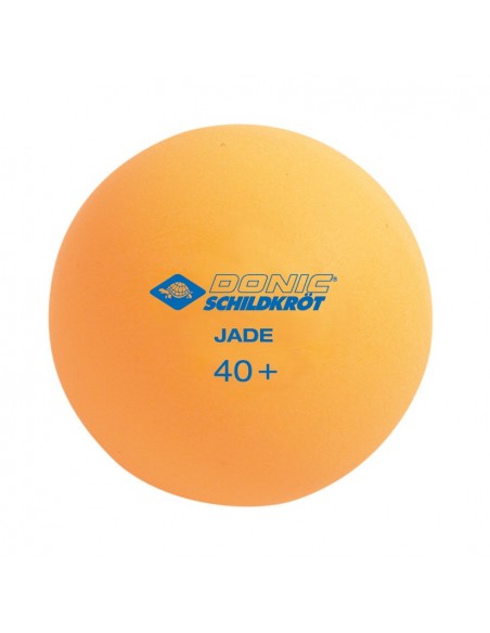 Donic-Schildkröt Tischtennisball Jade, Poly 40+ Qualität, 6 Stk. im Blister, 3x Weiß / 3x Orange von Donic Schildkröt