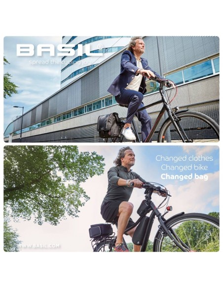 Basil Sport Design - einzel Fahrradtasche - 18 Liter - schwarz von Basil