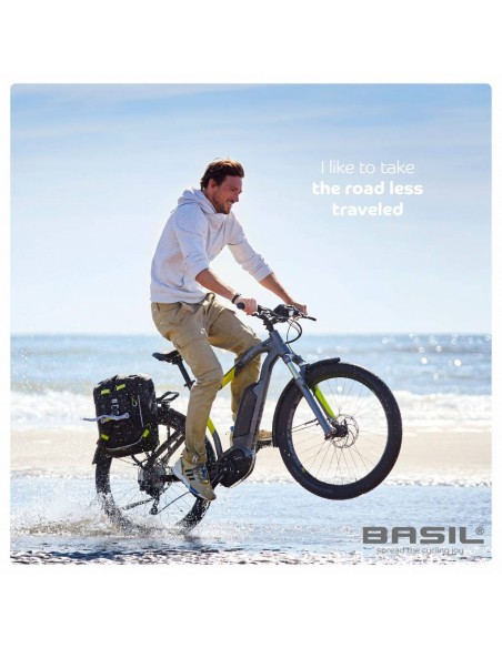 Basil Miles - Fahrradrucksack - 17 Liter - schwarz von Basil