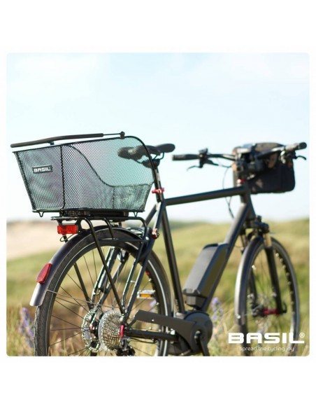 Basil Icon M Multi System - Fahrradkorb - hinten - schwarz von Basil