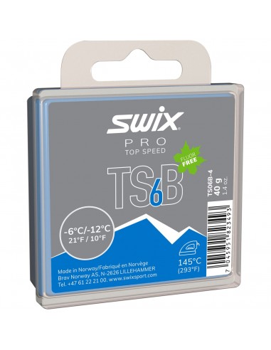 Swix TS6 Black, -6°C/-12°C, 40g