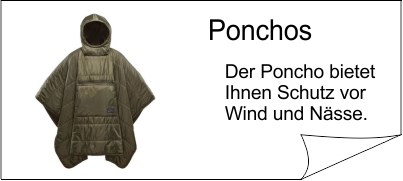 Ponchos und Regenmäntel